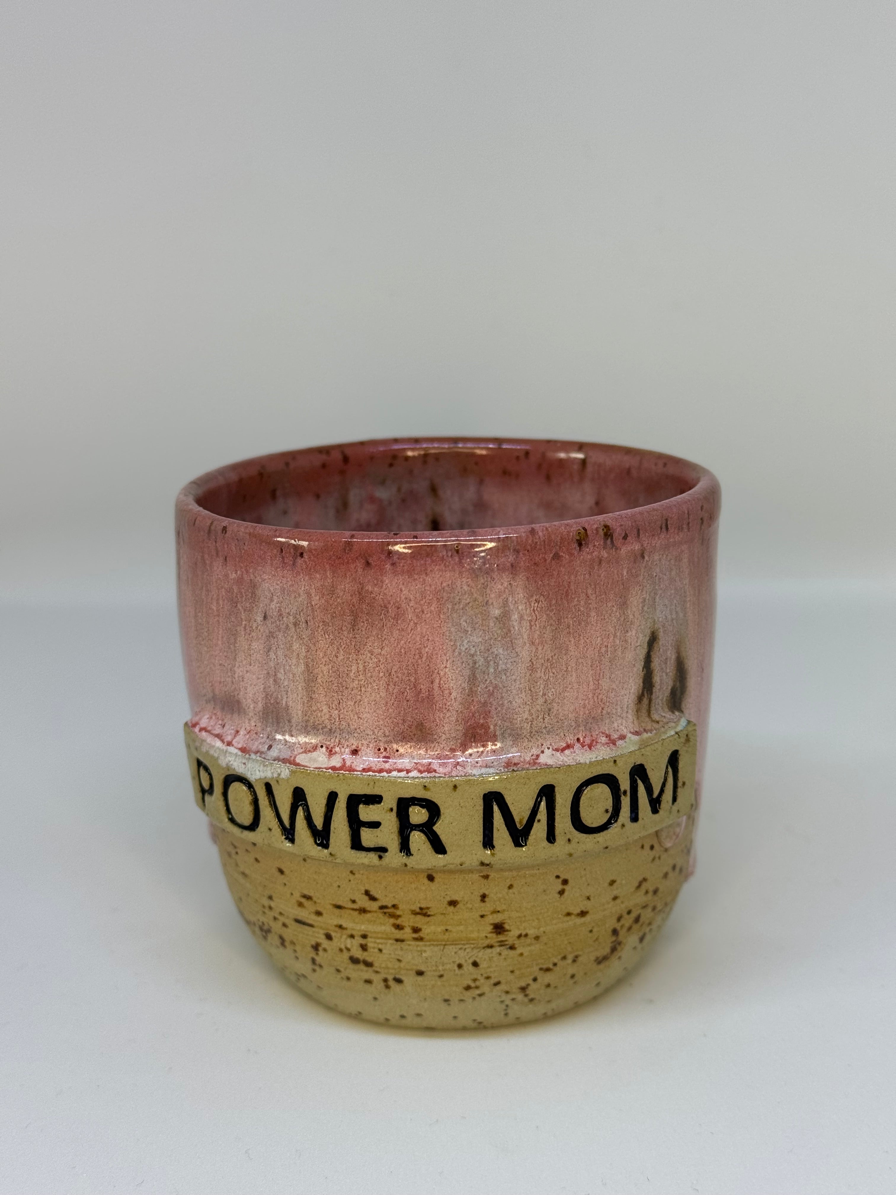 Power Mom kop - Rosa (uden hank) nr 1