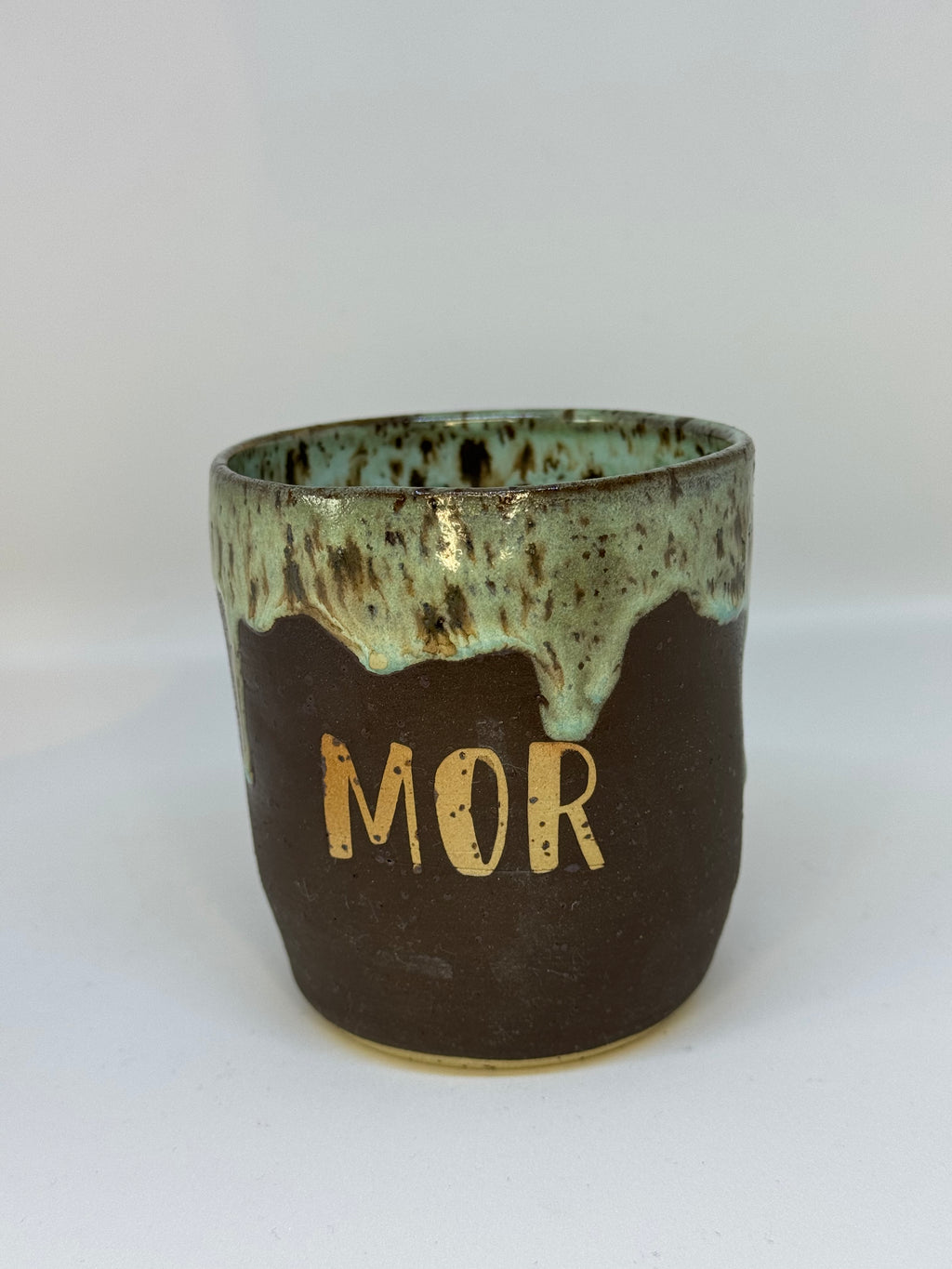 MOR Kop (brun og blå ) uden hank
