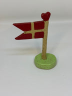 Flag - lysegrøn fod 10cm