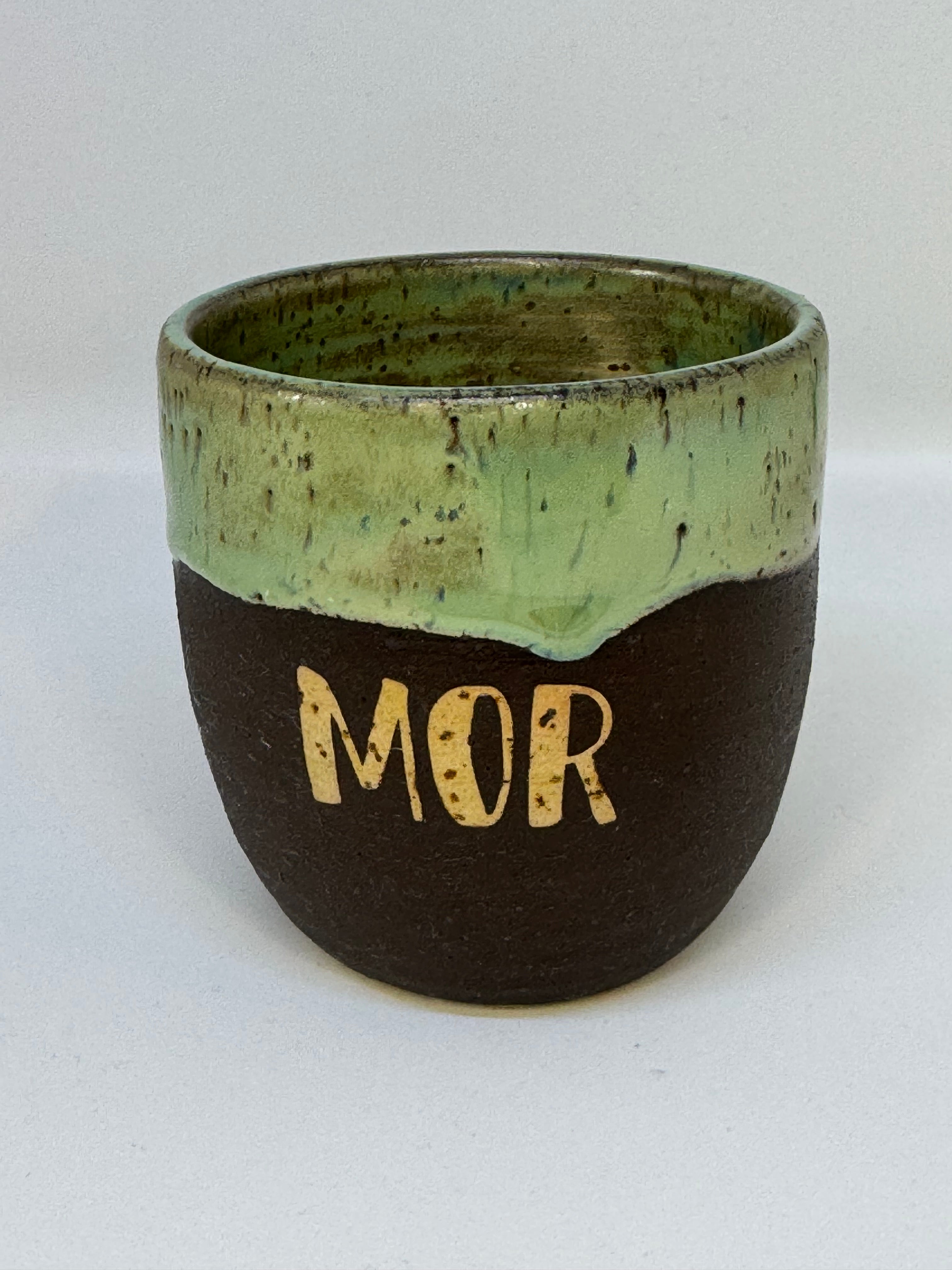 MOR Kop (brun og grøn ) uden hank
